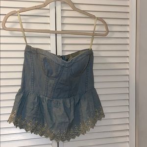 🔥Ralph Lauren bustier top.🔥🔥🔥🔥🔥